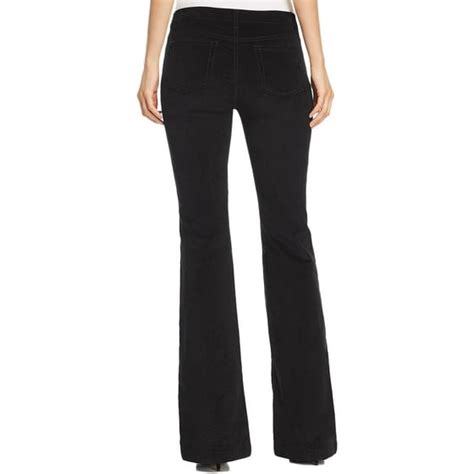 michael kors womens selma black high rise corduroy pants|MICHAEL Michael Kors Womens Selma Black High Rise Flare .